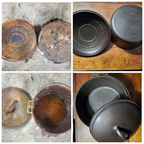 Before & After Cast Iron
